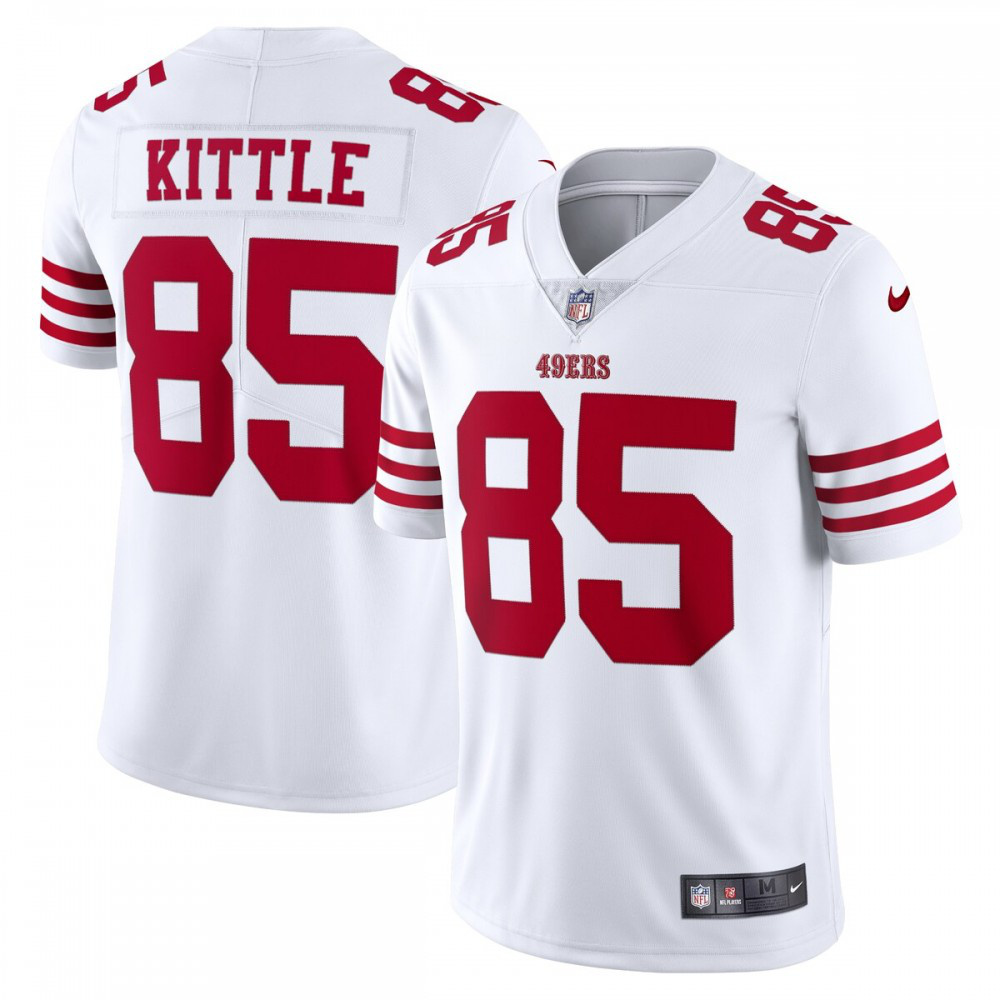 George Kittle San Francisco 49ers Nike Vapor Limited Jersey - White-GridironStore
